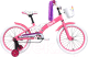 Детский велосипед STARK Tanuki 18 Girl 2023 (розовый/фиолетовый/черный) - 