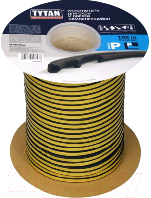 Изображение товара Лента уплотнительная Tytan Professional 91553 (100м, коричневый)
