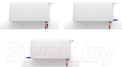 Радиатор стальной Ruterm Панельный 22 500x600 VK 1.2 (нижнее подключение)