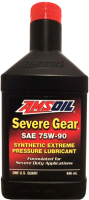 

Трансмиссионное масло, Severe Gear Synthetic EP Lubricant 75W90 / SVGQT