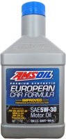 Моторное масло Amsoil European Car Formula Low-SAPS Synthetic Motor Oil 5W30 / AELQT (0.946л) - 