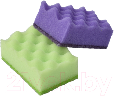 Набор губок для мытья посуды Master Fresh Strong Effect XL (5шт)