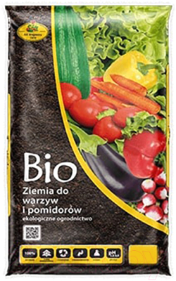 Грунт для растений KiK Krajewscy Для овощей и помидоров (20л)