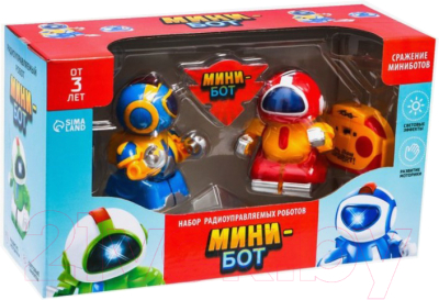 Набор радиоуправляемых игрушек IQ Bot Битва миниботов KD-8810B / 7506132