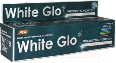 Зубная паста White Glo Отбеливающая с пробиотиками (100г)