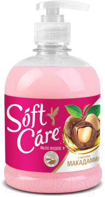 Изображение товара Мыло жидкое Romax Soft Care С маслом макадамии (500мл)