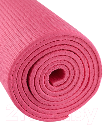 Коврик для йоги и фитнеса Starfit FM-101 PVC (183x61x0.6см, розовый)