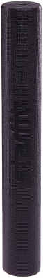 Коврик для йоги и фитнеса Starfit FM-101 PVC (183x61x0.3см, черный)
