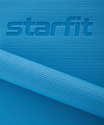 Коврик для йоги и фитнеса Starfit FM-101 PVC (183x61x0.6см, синий пастель)