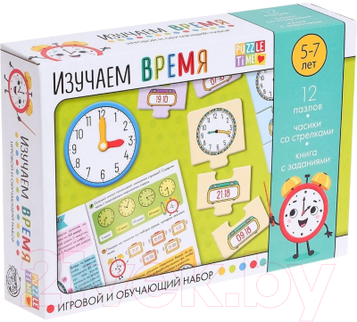 Развивающий игровой набор Puzzle Time Изучаем время / 5309620