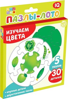 Развивающая игра Puzzle Time Изучаем цвета / 4456810 - 