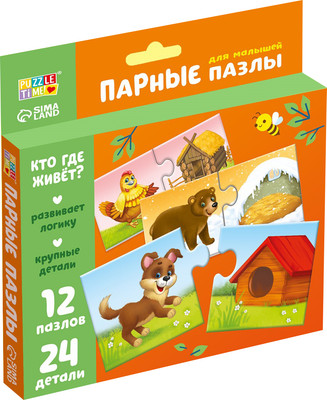 

Развивающая игра, Кто где живет / 3443418