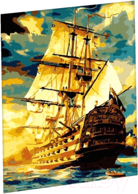 Картина по номерам Школа талантов Корабль в океане / 4580365