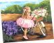 Картина по номерам Школа талантов Девочка с велосипедом / 5351082 - 