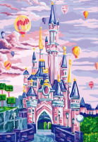Картина по номерам Школа талантов Замок с воздушными шарами / 4580363 - 