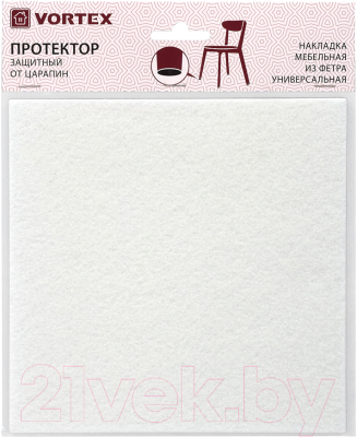 Протектор для мебели VORTEX 200x200 / 24344 (белый)