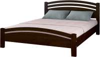 Двуспальная кровать Bravo Мебель Паола 3 160x200 (орех) - 