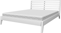 Полуторная кровать Bravo Мебель Соната 140x200 (белый античный) - 