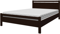 Полуторная кровать Bravo Мебель Эстери 1 120x200 (орех темный) - 