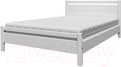 Полуторная кровать Bravo Мебель Эстери 1 140x200 (белый античный)