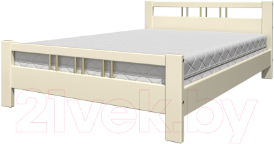 Полуторная кровать Bravo Мебель Эстери 3 120x200 (слоновая кость)