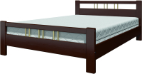 Двуспальная кровать Bravo Мебель Эстери 3 160x200 (орех) - 