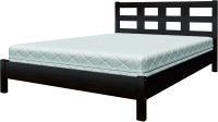 Полуторная кровать Bravo Мебель Эстери 4 140x200 (орех темный) - 