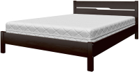 Полуторная кровать Bravo Мебель Эстери 5 120x200 (орех темный) - 