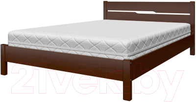 Двуспальная кровать Bravo Мебель Эстери 5 160x200 (орех)