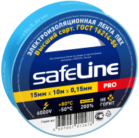Изолента Safeline 15ммx10м 9359 (синий) - 