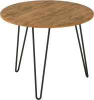 Журнальный столик Мебелик Рид 430 (дуб американский/черный) - 