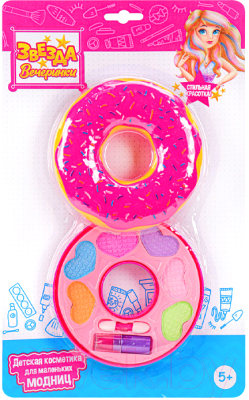 Изображение товара Набор детской декоративной косметики Звезда вечеринки Пончик / КС-4775