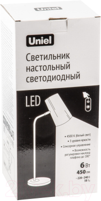 Настольная лампа Uniel UL-00010147 (белый)