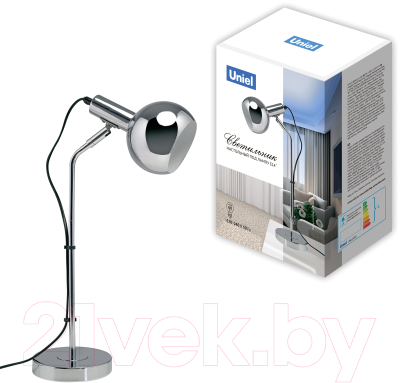 Настольная лампа Uniel UL-00010159 (серебристый)