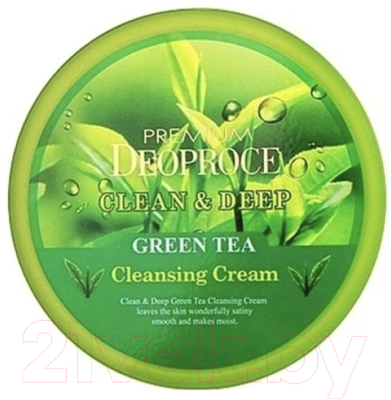 Крем для умывания Deoproce Premium Clean & Deep Green Tea Cleansing Cream (300г)