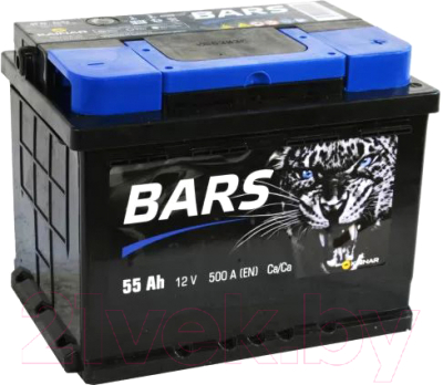 Автомобильный аккумулятор BARS 6СТ-55 Евро R / 055 271 09 0 R (55 А/ч)