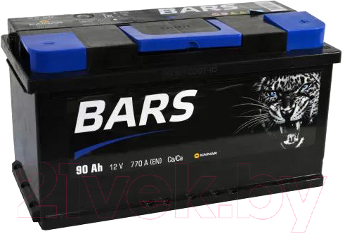 Автомобильный аккумулятор BARS 6СТ-90 Евро R / 090 271 07 0 R (90 А/ч)