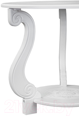 Изображение товара Журнальный столик Мебелик Грация М лайт (белый)