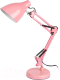 Настольная лампа ЭРА N-123-E27-40W-P / Б0052757 (розовый) - 