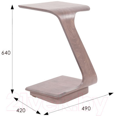 Приставной столик Мебелик Неро (шимо)