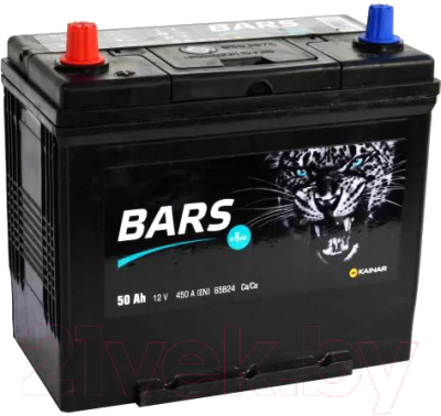 Автомобильный аккумулятор BARS Asia 6СТ-50 Рус L+ / 045 143 01 0 L (50 А/ч)