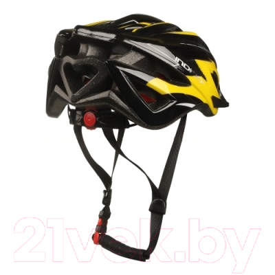 Защитный шлем Indigo IN331 (р-р 55-61, черный/желтый)