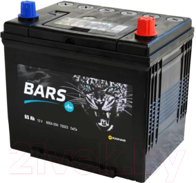 Автомобильный аккумулятор BARS Asia 6СТ-65 Евро R+ (65 А/ч)
