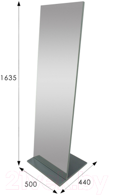 Зеркало Мебелик Стелла 2 (графит темный)