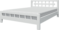 Полуторная кровать Bravo Мебель Николь 140x200 (белый античный) - 