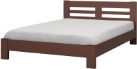Полуторная кровать Bravo Мебель Тира 140x200 (орех) - 