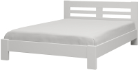Двуспальная кровать Bravo Мебель Тира 160x200 (белый античный) - 