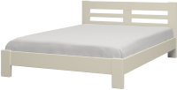 Двуспальная кровать Bravo Мебель Тира 160x200 (слоновая кость) - 