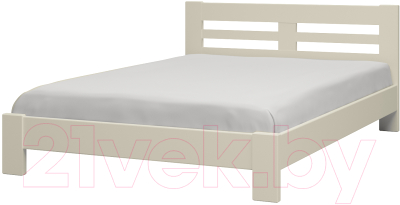 Двуспальная кровать Bravo Мебель Тира 160x200 (слоновая кость)