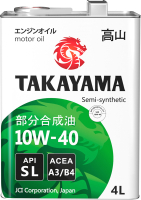 Моторное масло Takayama 10W40 / 605047 (4л) - 